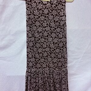 Nina Leonard Black Sleeveless Dress